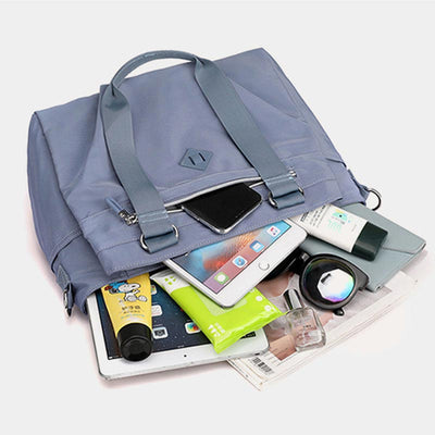 Triple Compartment Women Purse Handbag Waterproof Lightweight Crossbody Shoulder Bag
