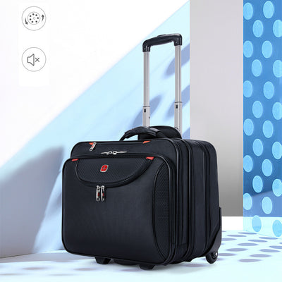18 Inch Pull Rod Luggage Multiple Compartment Suitcase For Travel