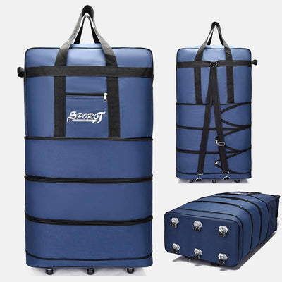 Expandable Spinner Wheel Travel Rolling Tote Luggage Bag Duffel Bag