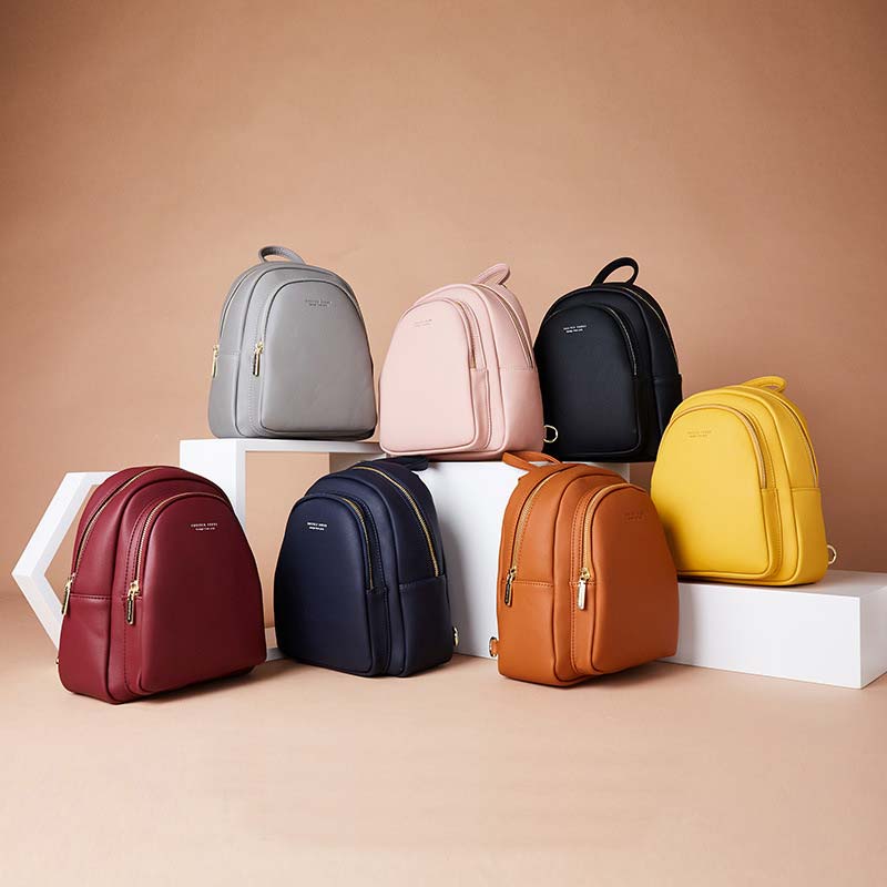 Multi-pockets Casual Crossbody Bag Mini Backpack