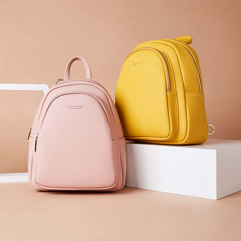 Multi-pockets Casual Crossbody Bag Mini Backpack