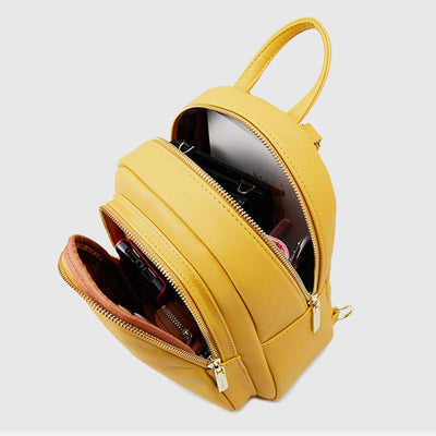 Multi-pockets Casual Crossbody Bag Mini Backpack