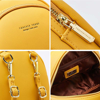 Multi-pockets Casual Crossbody Bag Mini Backpack