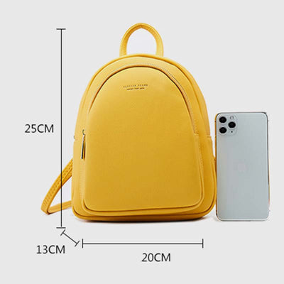 Multi-pockets Casual Crossbody Bag Mini Backpack