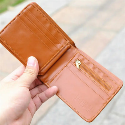 Bad Mother F**ker Print Wallet For Men Vegan Leather Purse