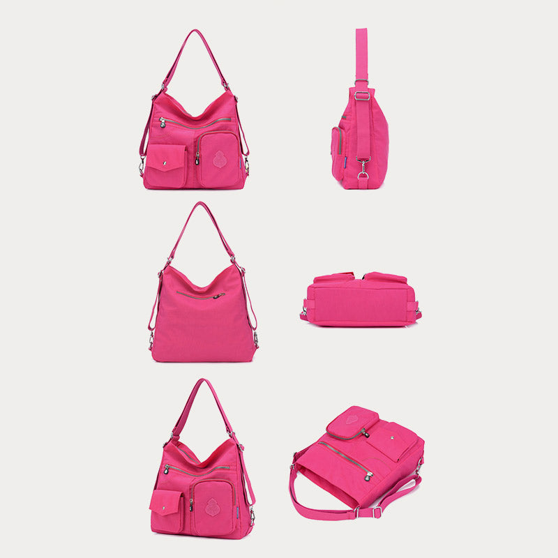 Multifunctional Lightweight Waterproof Casual Crossbody Bag Backpack