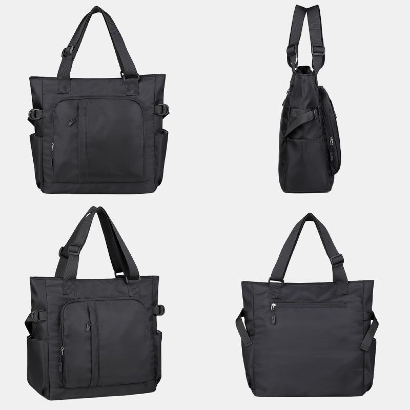 Tote Bag For Women Men Minimalist Casual Solid Color Storage Bag