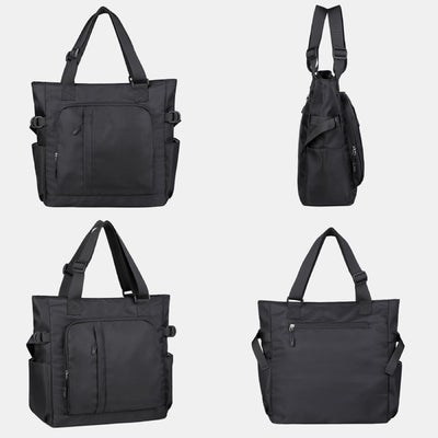 Tote Bag For Women Men Minimalist Casual Solid Color Storage Bag