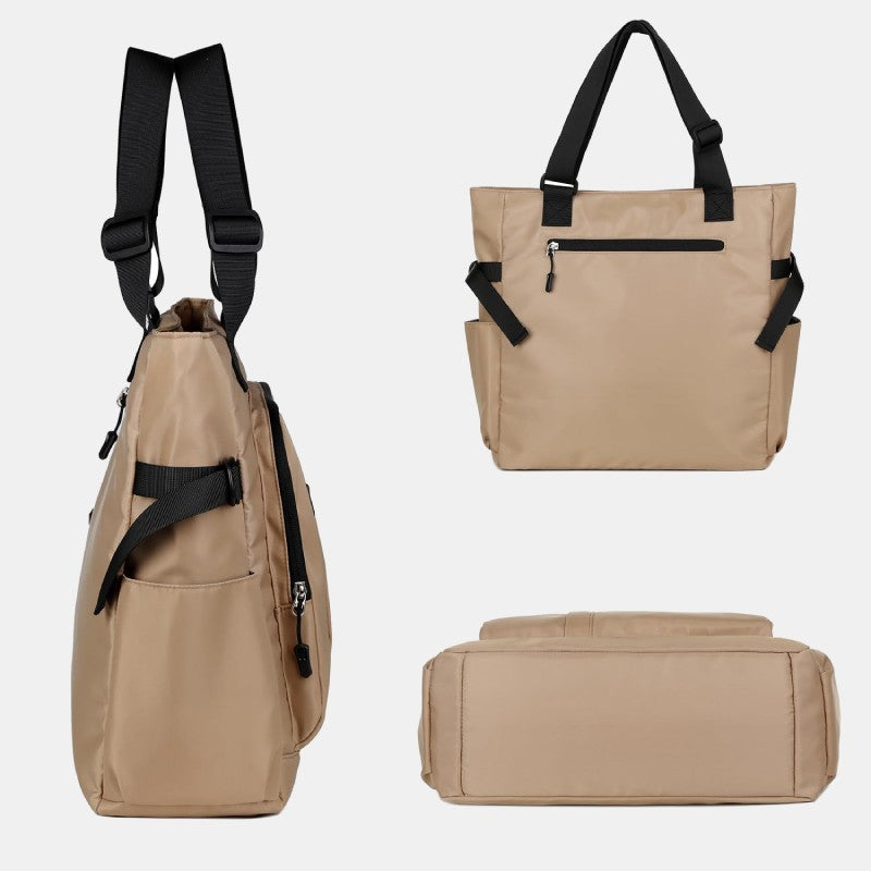 Tote Bag For Women Men Minimalist Casual Solid Color Storage Bag