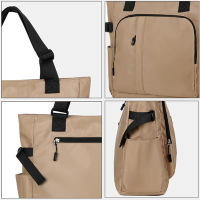 Tote Bag For Women Men Minimalist Casual Solid Color Storage Bag