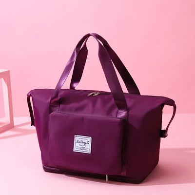 Travel Duffle Bag Extra Large Foldable Tote with Dry Wet Separation Pocket
