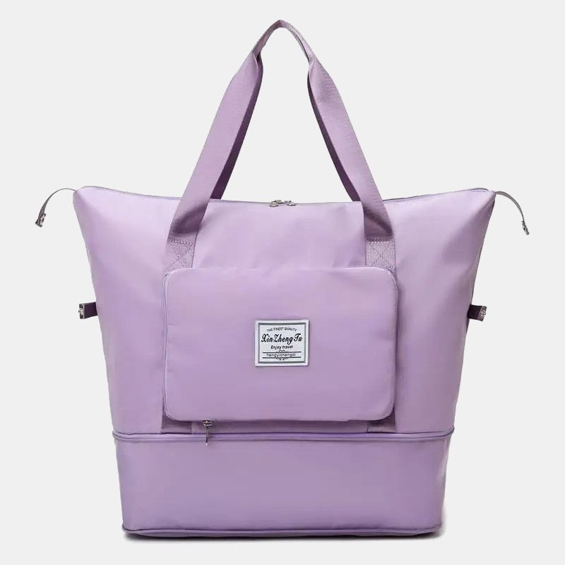 Travel Duffle Bag Extra Large Foldable Tote with Dry Wet Separation Pocket