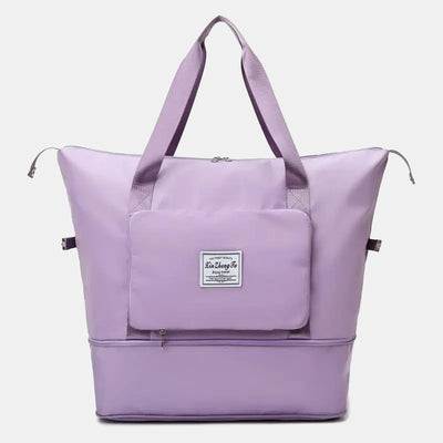 Travel Duffle Bag Extra Large Foldable Tote with Dry Wet Separation Pocket