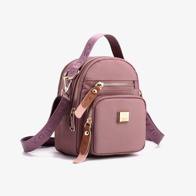 Multiple Compartment Minimalist Purse For Women Portable Crossbody Commuter Bag