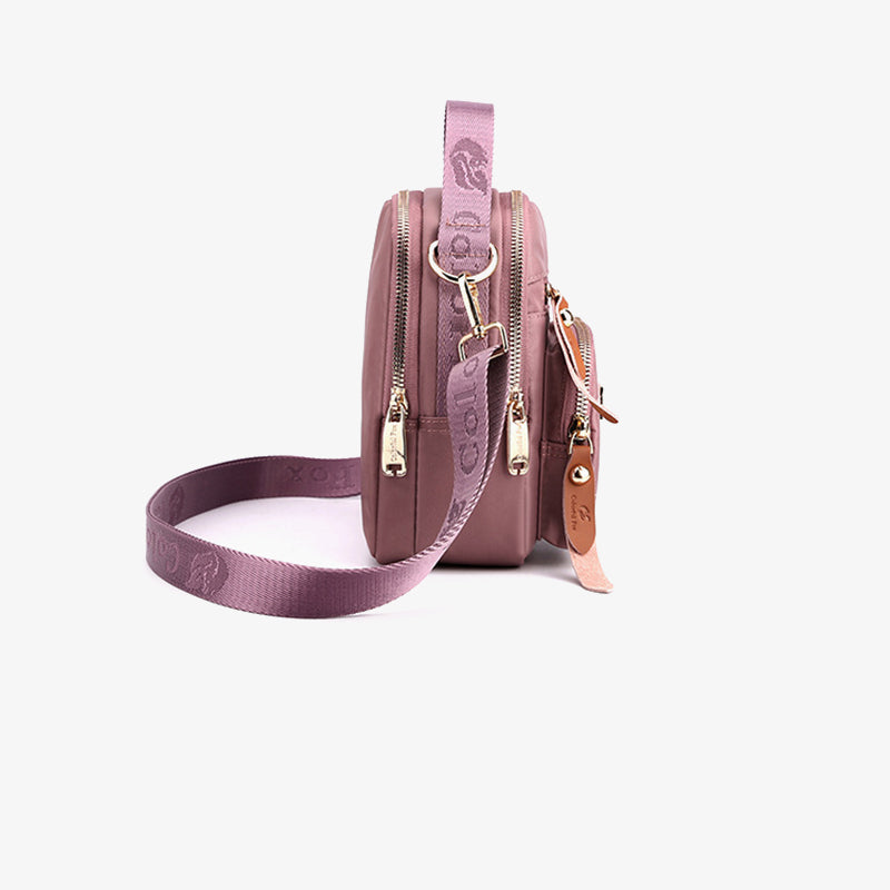 Multiple Compartment Minimalist Purse For Women Portable Crossbody Commuter Bag