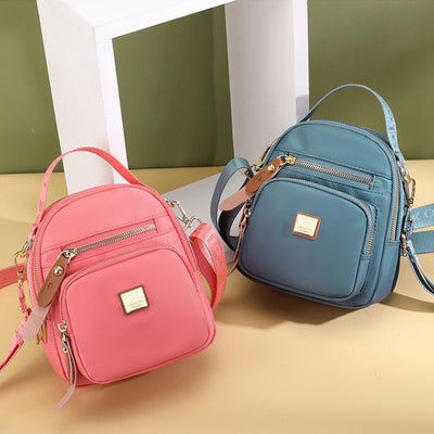 Multiple Compartment Minimalist Purse For Women Portable Crossbody Commuter Bag