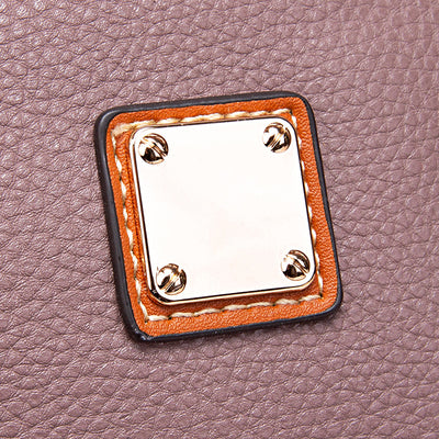 Lychee Pebble Grain Tote For Lady Classic Crossbody Leather Bag