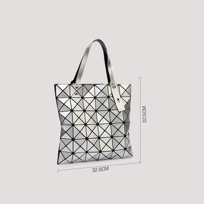 Geometric Diamond Shoulder Bag Minimalist Solid Color Women Handbag - image 11
