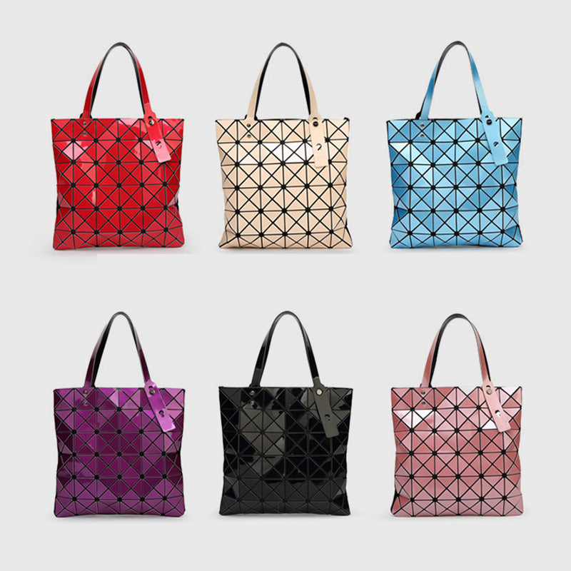 Geometric Diamond Shoulder Bag Minimalist Solid Color Women Handbag - image 12