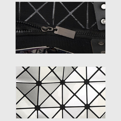 Geometric Diamond Shoulder Bag Minimalist Solid Color Women Handbag - image 9