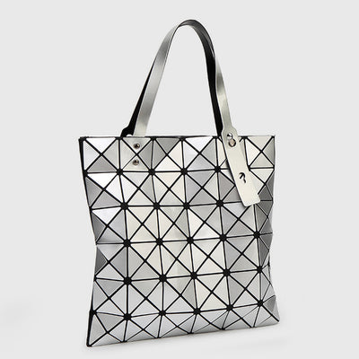 Geometric Diamond Shoulder Bag Minimalist Solid Color Women Handbag - image 6