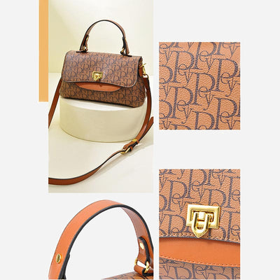 Top-Handle Bag for Women Fashion Vintage Carryall Satchel Crossbody Bag