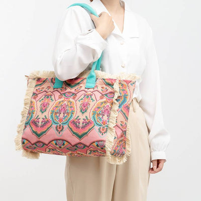 Tote Bag for Women Large Capacity Priting Bohemian Shoulder Bag