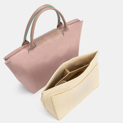 Multiple Pocket Felt Inner Insert Bladder Bag For Storage Purse