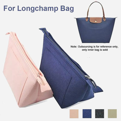 Multiple Pocket Felt Inner Insert Bladder Bag For Storage Purse