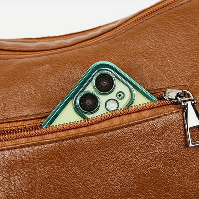 Crossbody Bag For Women Twist Design Plain Color Classic Purse