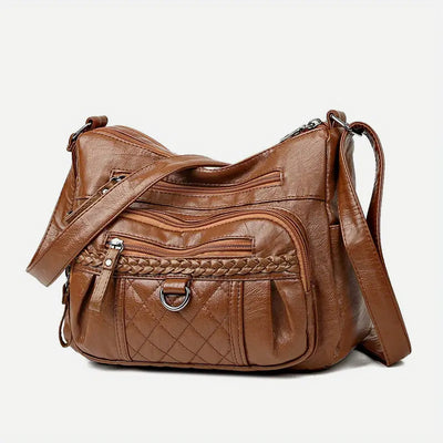 Crossbody Bag For Women Twist Design Plain Color Classic Purse