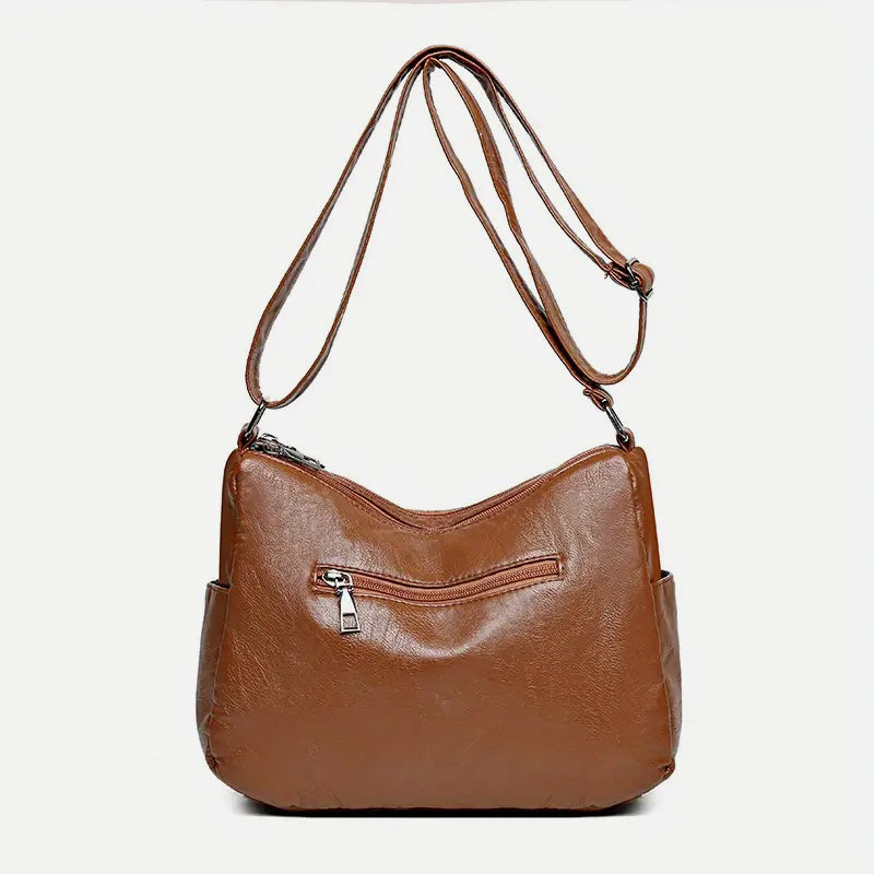 Crossbody Bag For Women Twist Design Plain Color Classic Purse