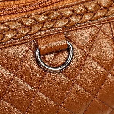 Crossbody Bag For Women Twist Design Plain Color Classic Purse