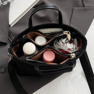 Mini Tote For Women Travel Lightweight Multi Compartment Crossbody Bag