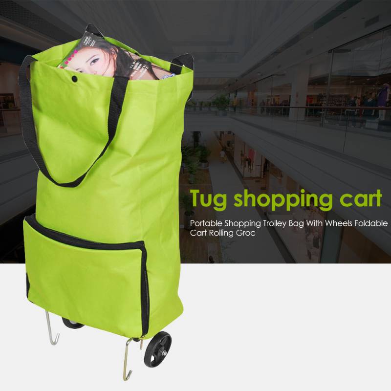 Large Capacity Expandable Foldable Trolley Bag