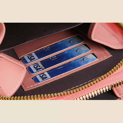 Touch Screen Phone Bag Accordion Multiple Card Slot For Women