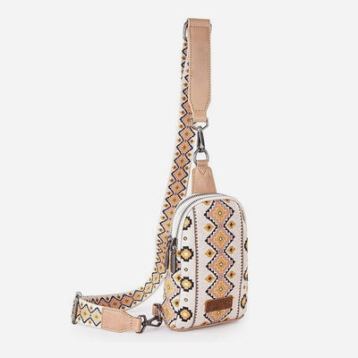 Vintage Bohemian Sling Bag Ethnic Style Crossbody Bag For Women