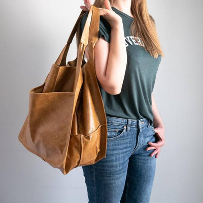 Vintage Oversized Tote Bag