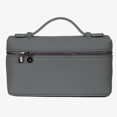 Pebble Grain Leather Handbag Elegant Slim Underarm Bag For Women