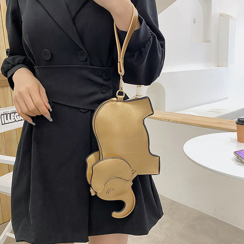Funny Eleghant Shape Crossbody Bag Party Wrist Bag For Women