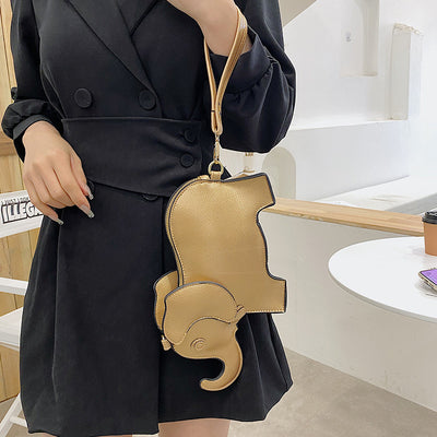 Funny Eleghant Shape Crossbody Bag Party Wrist Bag For Women