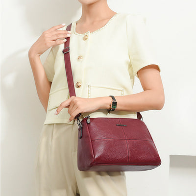 Simple Underarm Bag For Women Commuter Double Strap Crossbody Purse