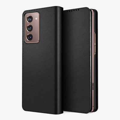 Samsung Z Fold 2/3/4/5/6 Split Clamshell Leather Phone Case