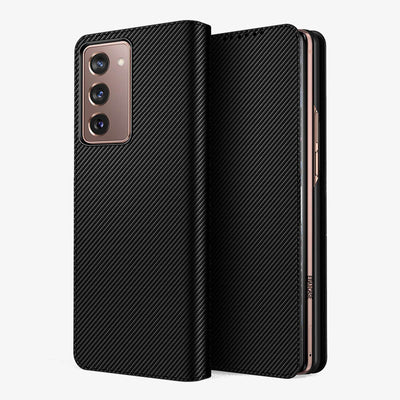 Samsung Z Fold 2/3/4/5/6 Split Clamshell Leather Phone Case