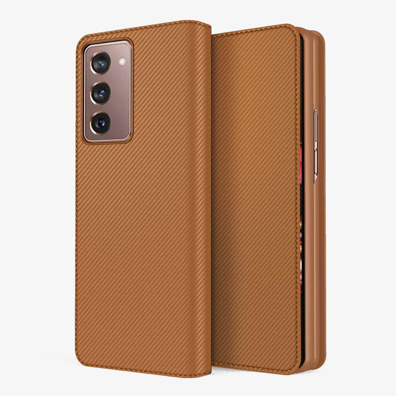 Samsung Z Fold 2/3/4/5/6 Split Clamshell Leather Phone Case