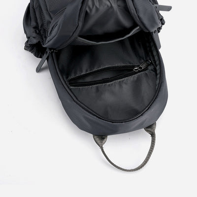 Multifunctional Nylon Chest Bag For Women Men Convertible Backpack