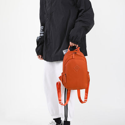 Multifunctional Nylon Chest Bag For Women Men Convertible Backpack