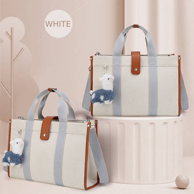 Multi-Slot Tote Bag Large Capacity Handbag for New Mom Shoping Beach Travel Purse