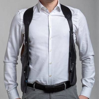 Leather Shoulder Holster For Women Men Outdoor Gentle Tactical Vest