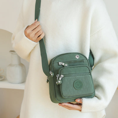 Women's Mini Crossbody Bag Lightweight Multi Pocket Shoulder Bag Purses